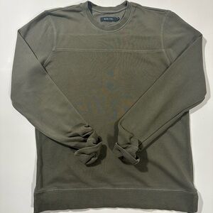 Men’s Michael Starts Crew Neck Sweatshirt, Green, Size Medium